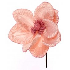 Χριστουγεννιάτικο Λουλούδι Μανώλια Ροζ (25cm)